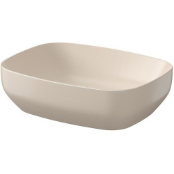 Nowoczesna Umywalka Larga 50x38 cm Beżowy Mat – Elegancja i Styl w Twojej Łazience