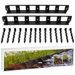 Zestaw Ozdobnych Obrzeży Trawnikowych 8 szt. - Idealne Wykończenie Twojego Ogrodu!