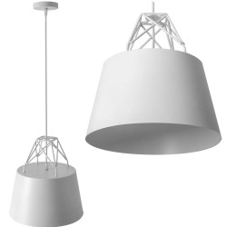 Elegancka Lampa Sufitowa APP423-1CP Biała – Nowoczesny Design do Twojego Wnętrza