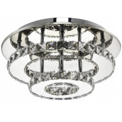 Okrągła Lampa Kryształowa LED 4000K - Elegancja i Styl w Twoim Domu