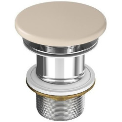 Elegancka umywalka nablatowa Larga elipsa 50x38 cm w beżowym macie z korkiem!