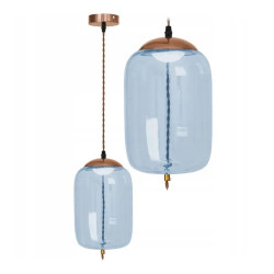 Elegancka Lampa LED Starlight Niebieska - Oszczędność Energetyczna i Styl!