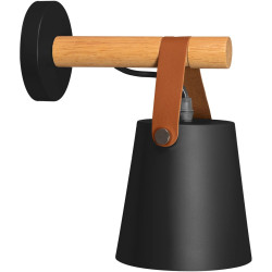 Elegancka Lampa Ścienna APP466-1W Czarna - Nowoczesny Design dla Twojego Wnętrza