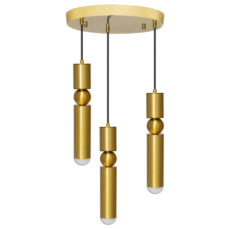 Złota Lampa Sufitowa APP471-3CP – Elegancja i Styl w Każdym Wnętrzu