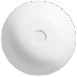 Luksusowa umywalka Larga 40 cm - biała, matowa elegancja dla Twojej łazienki!