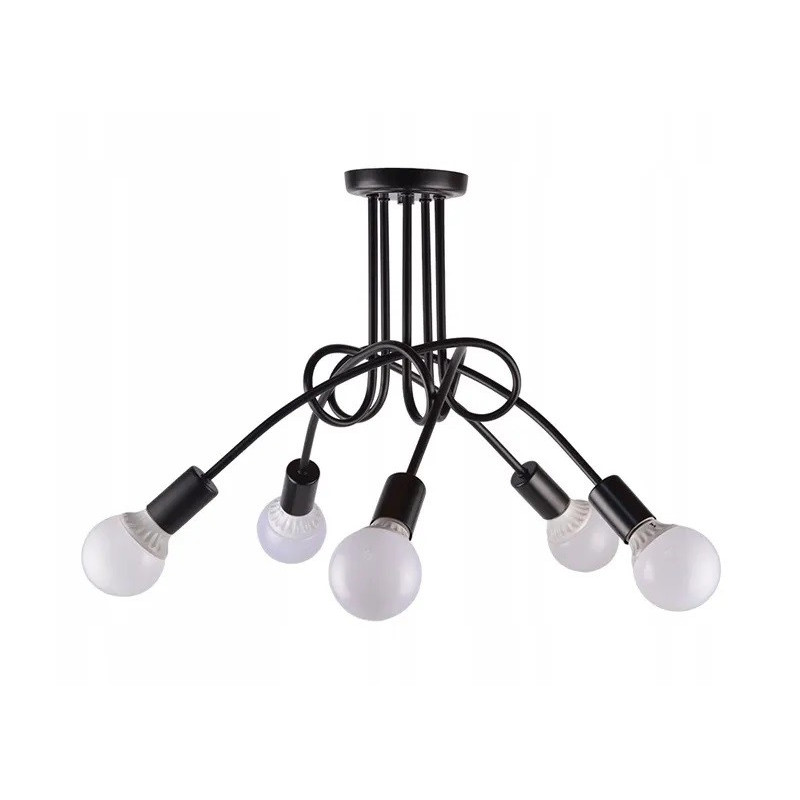 Czarna Lampa Wisząca Paradise 5 - Wyjątkowy Design dla Twojego Wnętrza