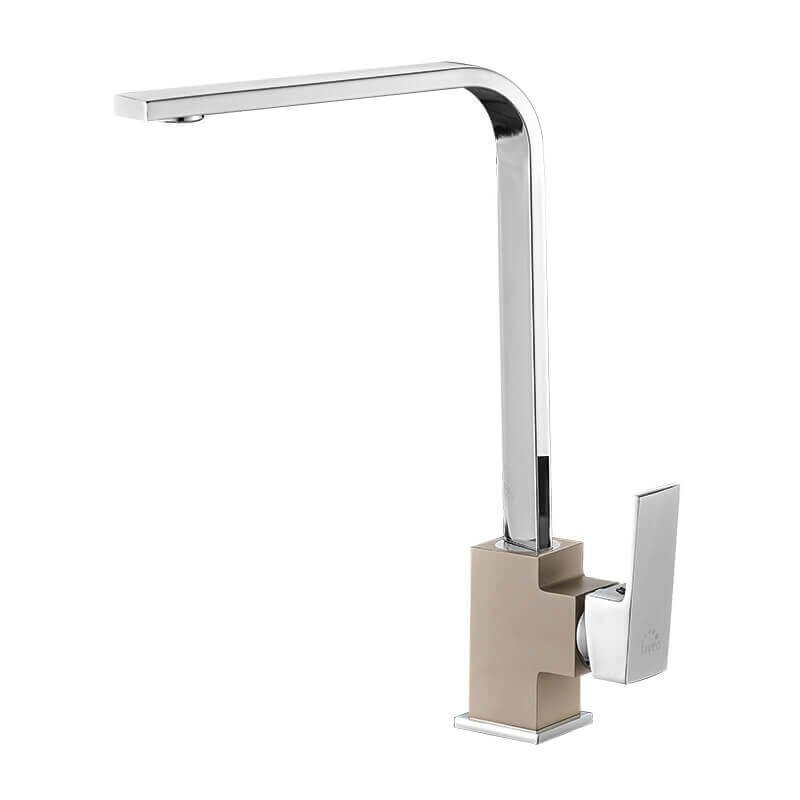 Luksusowa Bateria Kuchenne KVADRATO w Eleganckim Beżu - Styl i Funkcjonalność