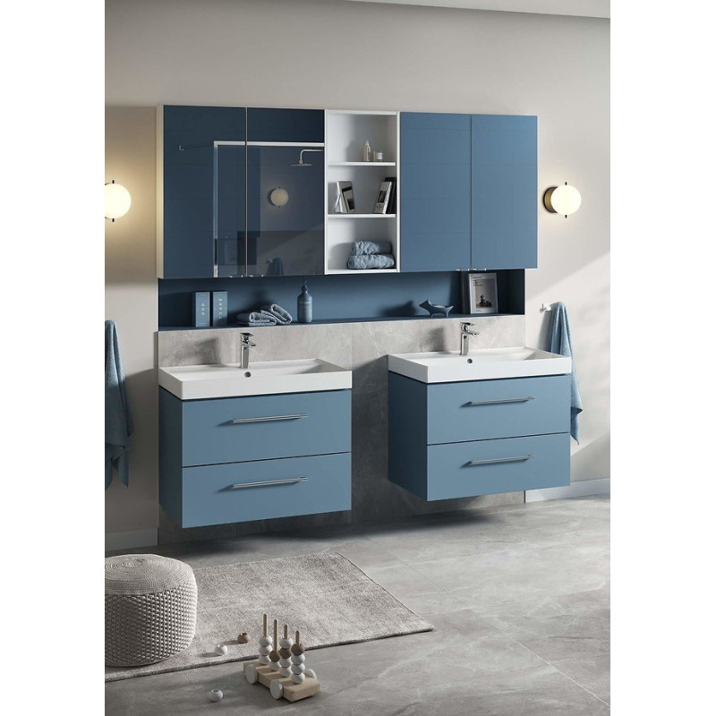 Elegancka Umywalka Meblowa Larga 100 cm - Nowoczesne Wzornictwo, Solidna Ceramika