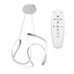 Elegancka Lampa APP388-CP w Śnieżnej Bielii - Stylowy Akcent do Twojego Wnętrza