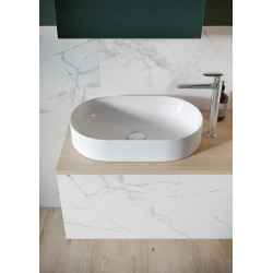 Elegancka umywalka nablatowa Inverto 60cm – designerska ceramika do Twojej łazienki!