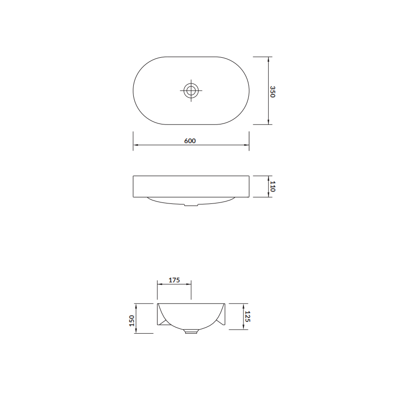 Elegancka umywalka nablatowa Inverto 60cm – designerska ceramika do Twojej łazienki!