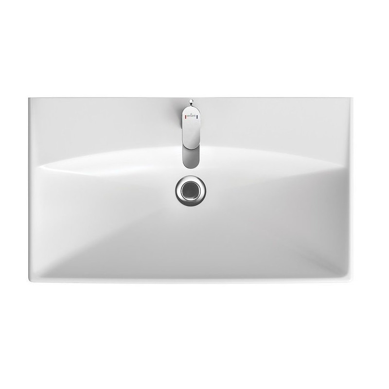 Stylowa Umywalka Ceramiczna City 80 cm - Nowoczesny Design do Twojej Łazienki!