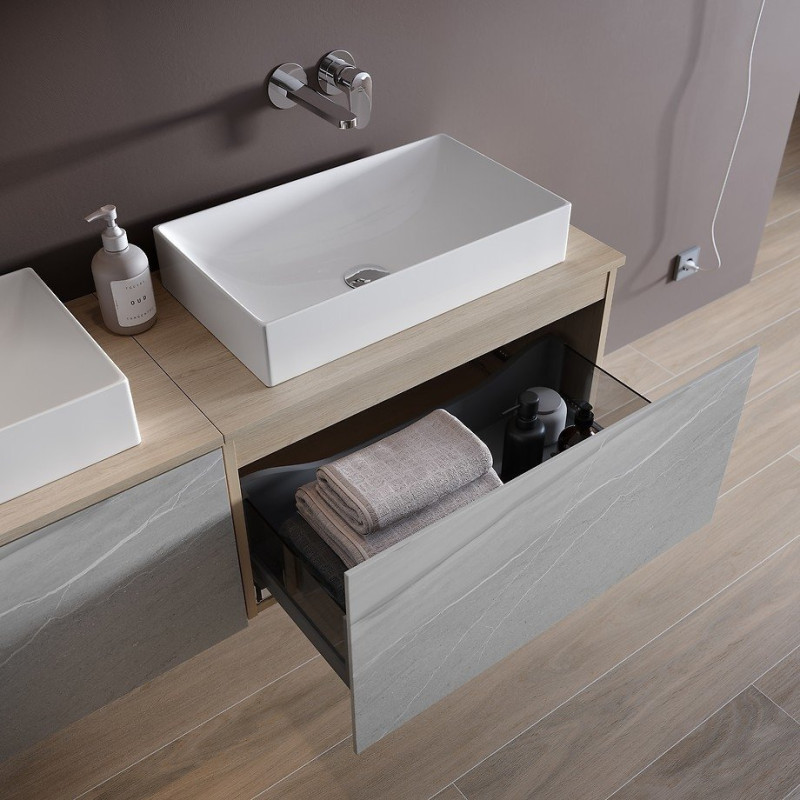 Elegancka umywalka Inverto 60cm - styl i funkcjonalność w Twojej łazience