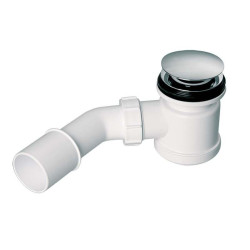 Syfon prysznicowy click-clack chromowany fi50 – Elegancja i funkcjonalność w jednym!