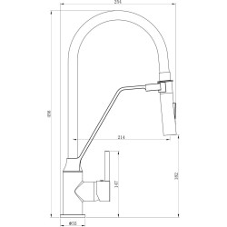 Nowoczesna Bateria Zlewozmywakowa Magnetic Terra Beżowa - Styl i Elegancja w Twojej Kuchni