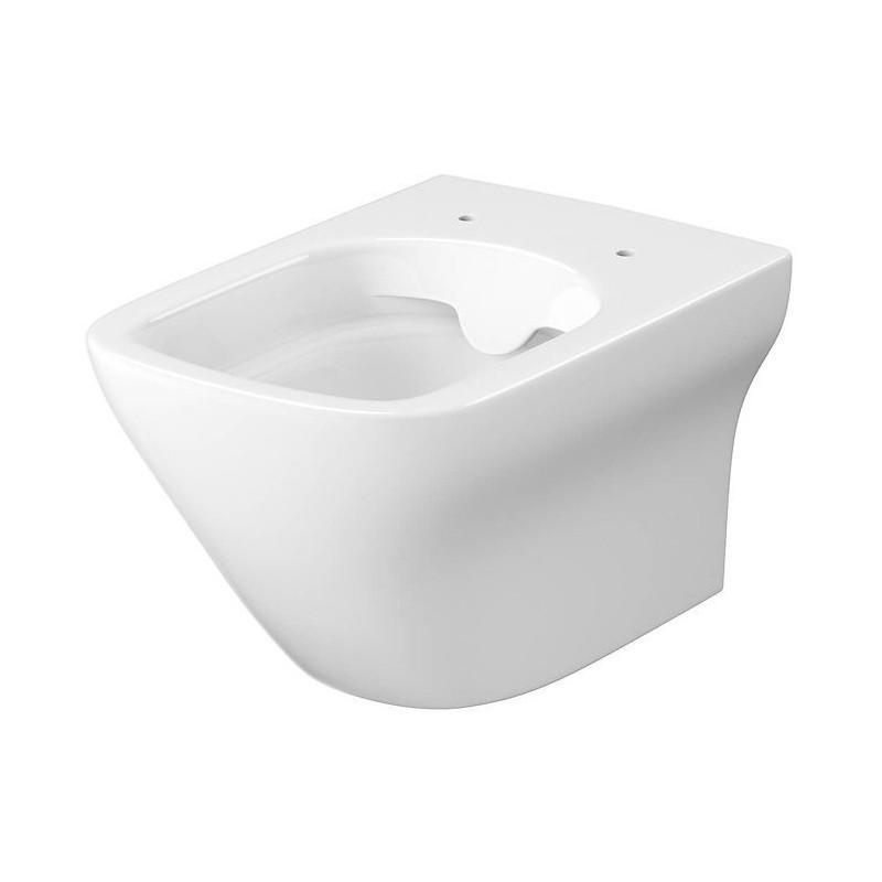 Nowoczesna Miska WC Clean ON Slim Square Duroplast z Cichym Zamykaniem