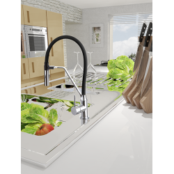 Bateria Magnetyczna Terra Czarna - Elegancja i Nowoczesność w Twojej Kuchni!