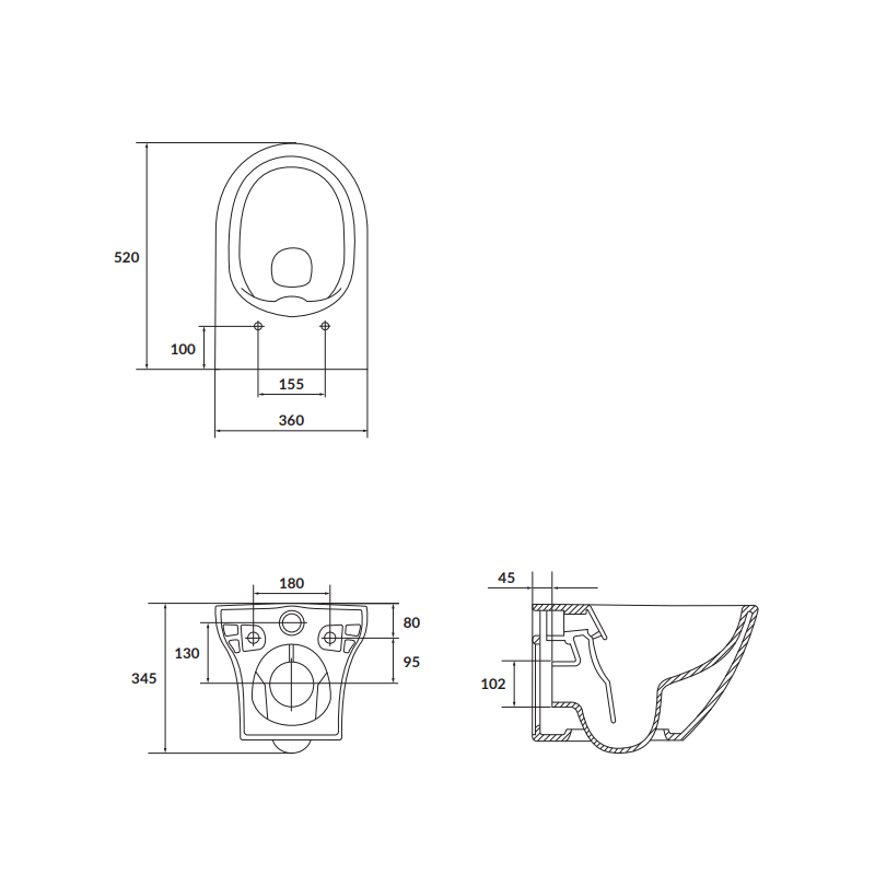 Ekskluzywna Miska WC LARGA OVAL CLEAN ON BOX - Idealna do Twojej Łazienki!