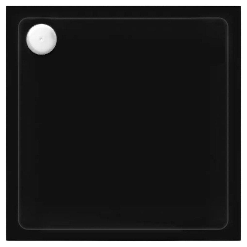 Elegancki Brodzik SAVOY Czarny 80x80x6 cm + Syfon Gratis