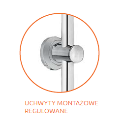 Luksusowy zestaw prysznicowy Verso z deszczownią i baterią termostatyczną