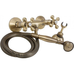 Zestaw Prysznicowy Stilo Mosiądz Antyczny - Klasa i Styl w Twojej Łazience