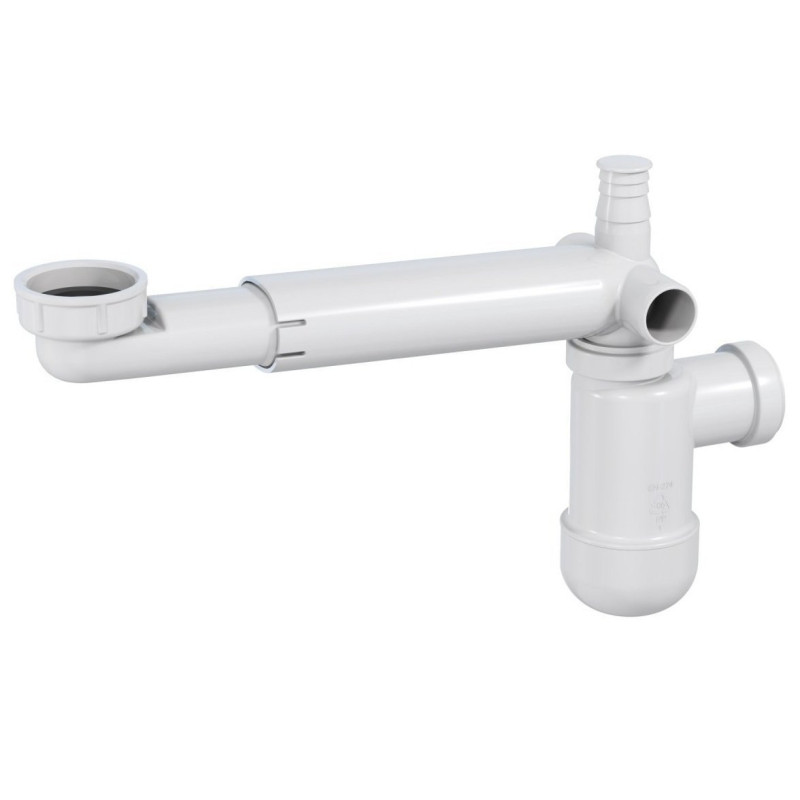 Ceramiczna Umywalka Wisząca 55cm z Syfonem i Korkiem - Elegancja i Funkcjonalność