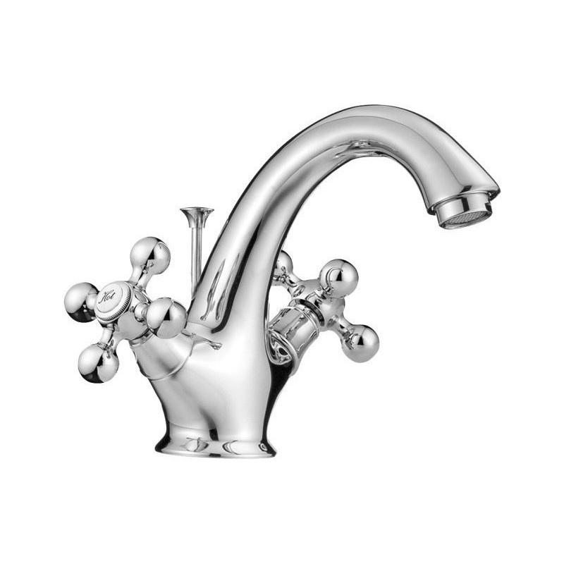 Niezawodna Bateria Umywalkowa Stilo Chrom z Podwójnym Uchwytom