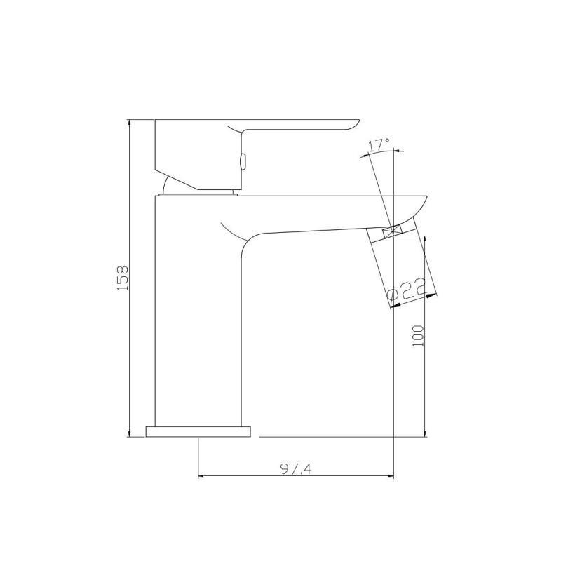Stylowa Bateria Umywalkowa FASHION BJC104 - Nowoczesna Elegancja
