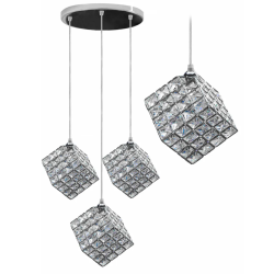 Elegancka Lampa Wisząca APP722-3PR Chromowana - Styl i Blask dla Twojego Wnętrza