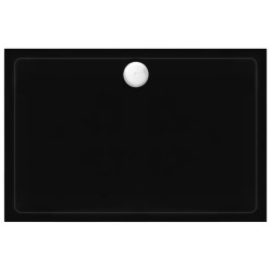 Elegancki Brodzik Savoy Czarny 80x100x6cm z Syfonem - Idealny do Twojej Łazienki!