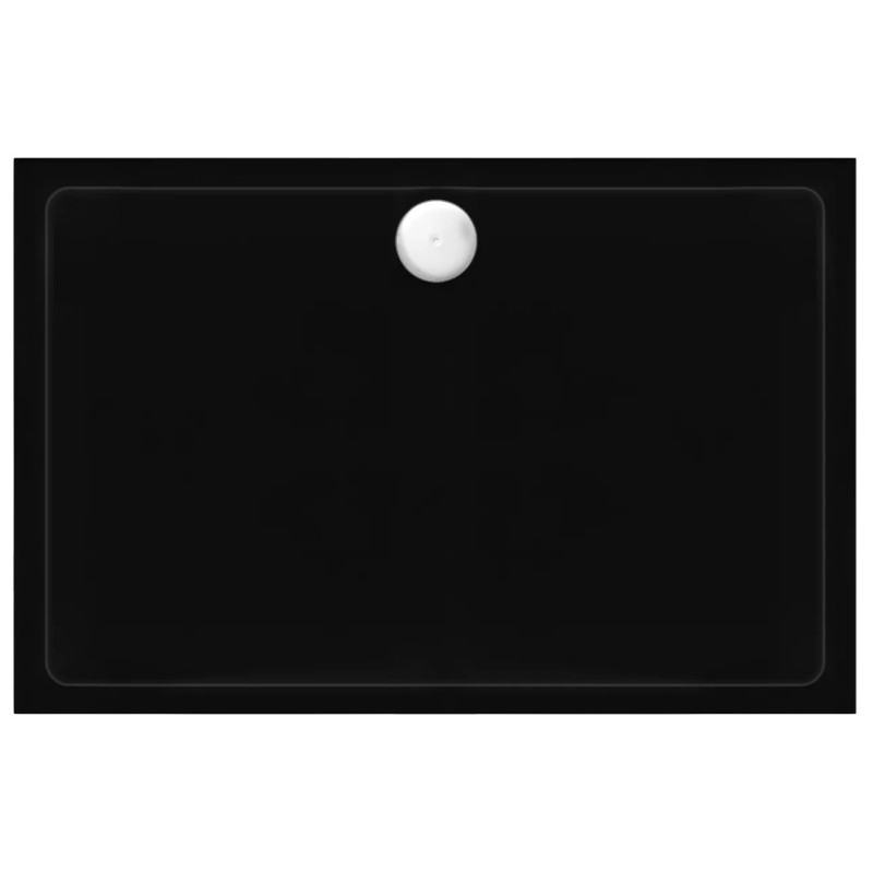Elegancki Brodzik Savoy Czarny 80x100x6cm z Syfonem - Idealny do Twojej Łazienki!