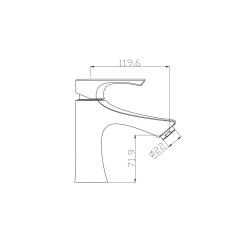Nowoczesna Bateria Umywalkowa ART BJC304 - Elegancja i Funkcjonalność w Jednym