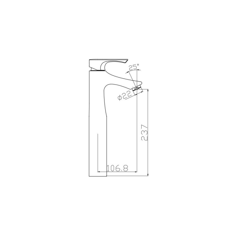 Elegancka Bateria Umywalkowa Wysoka ART - Model BJC304/1 dla Luksusowych Łazienek