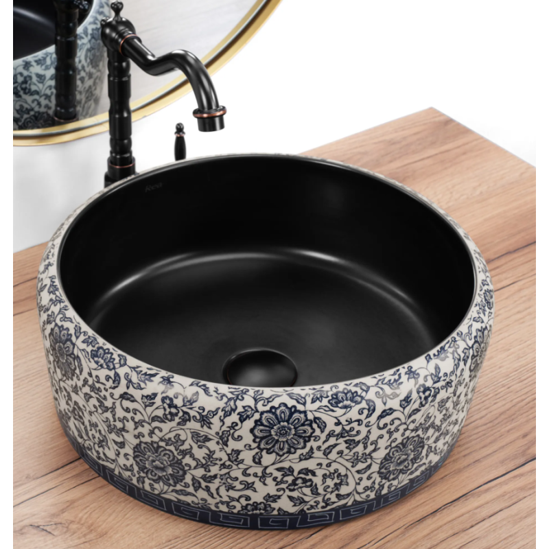 Ekskluzywna Umywalka Florisa Czarny Mat – Nowoczesny Styl i Elegancja!