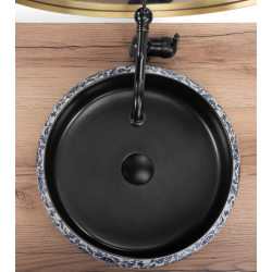 Ekskluzywna Umywalka Florisa Czarny Mat – Nowoczesny Styl i Elegancja!