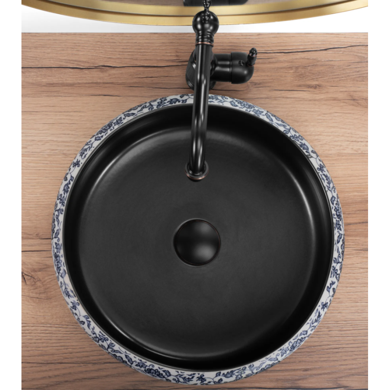 Ekskluzywna Umywalka Florisa Czarny Mat – Nowoczesny Styl i Elegancja!