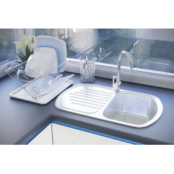 Chromowana Bateria Kasja z Ruchomą Wylewką - Styl i Funkcjonalność w Jednym!