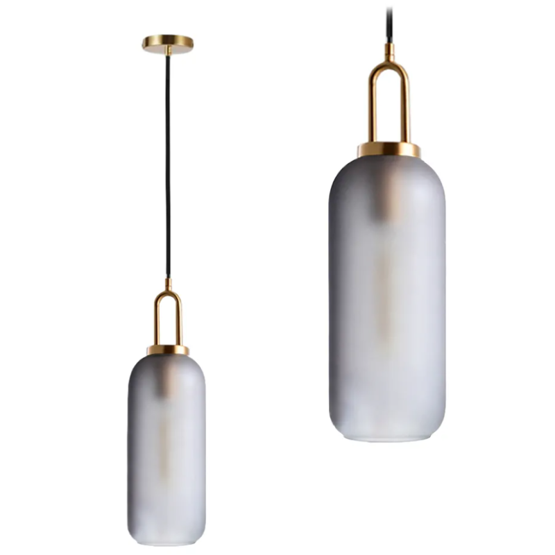 Stylowa Szara Lampa APP628-1CP - Elegancja w Twoim Wnętrzu!