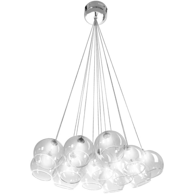 Transparent Elegancja: Lampa APP561-13CP z Nowoczesnym Designem