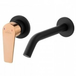 Elegancka bateria podtynkowa Midnight Black & Rose Gold - Luksus na wyciągnięcie ręki!