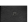 Ekskluzywny Brodzik ROCK BLACK 90x120 – Minimalizm i Elegancja w Twojej Łazience