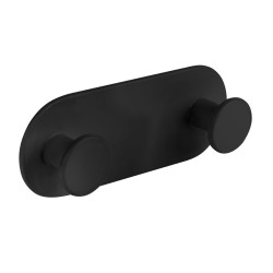 Podwójny Wieszak na Ręczniki Premium – Czarny Design, Łatwy Montaż!