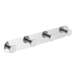 Haczyk na ręcznik Miri 4w1 Chrom - Idealny porządek w Twojej łazience!