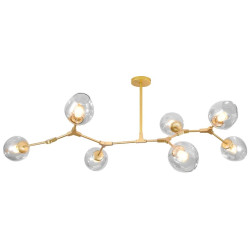 Złota Lampa Designerska APP507-7C - Blask Luksusu w Twoim Domu