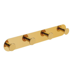 Laveo Miri wieszak poczwórny złota