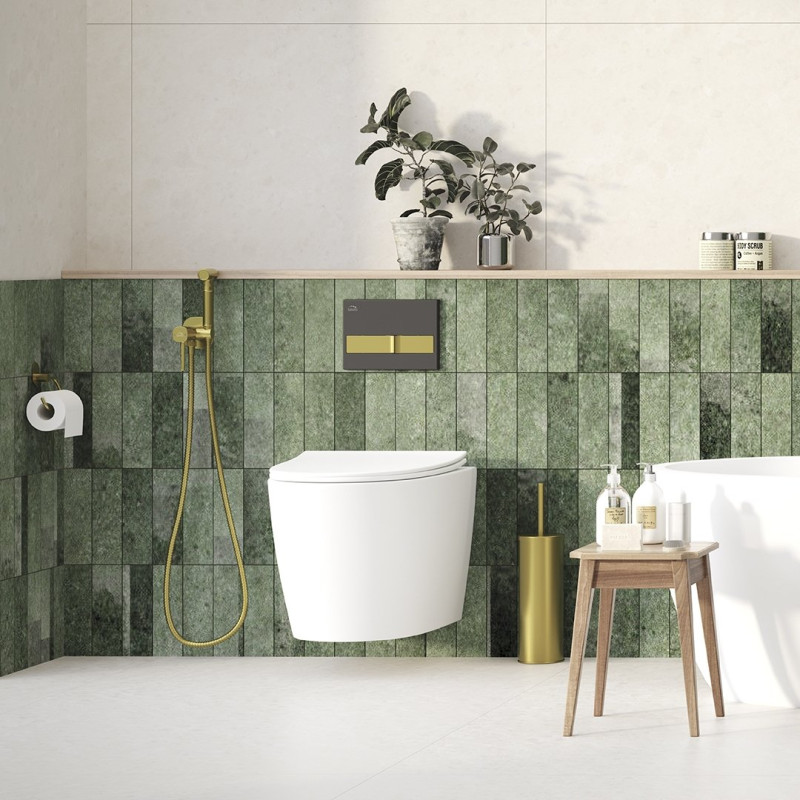 Laveo Miri szczotka do wc złota