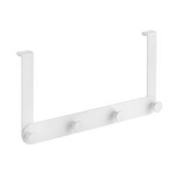 Laveo Miri wieszak poczwórny na kabinę prysznicową biała 170x325