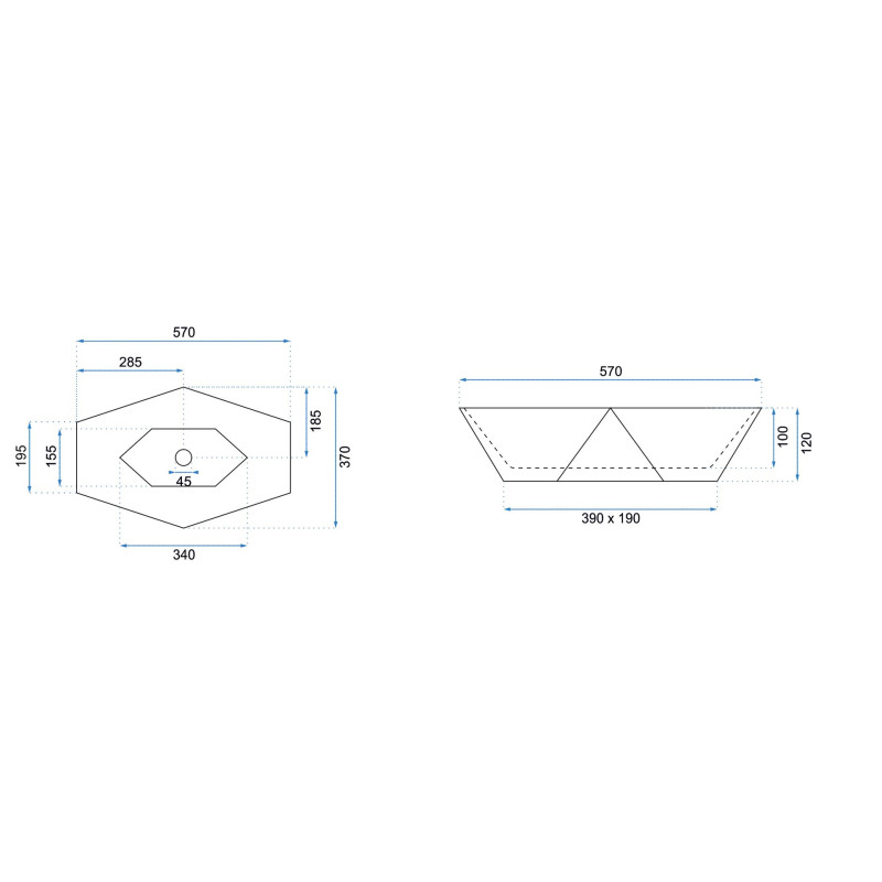 Stylowa Umywalka Vegas Nablatowa - Elegancja i Funkcjonalność dla Twojej Łazienki