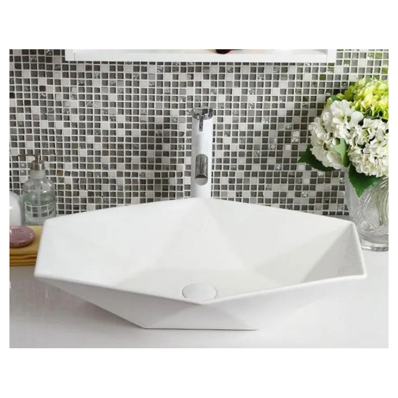 Stylowa Umywalka Vegas Nablatowa - Elegancja i Funkcjonalność dla Twojej Łazienki