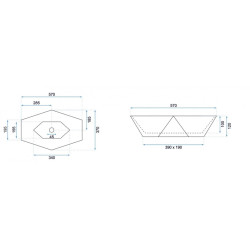 Stylowa Umywalka Vegas Nablatowa - Elegancja i Funkcjonalność dla Twojej Łazienki